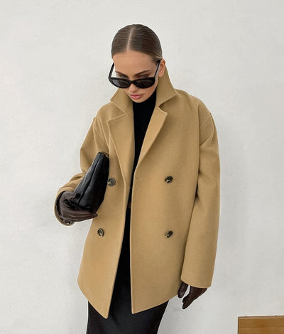 Veste chaude avec revers