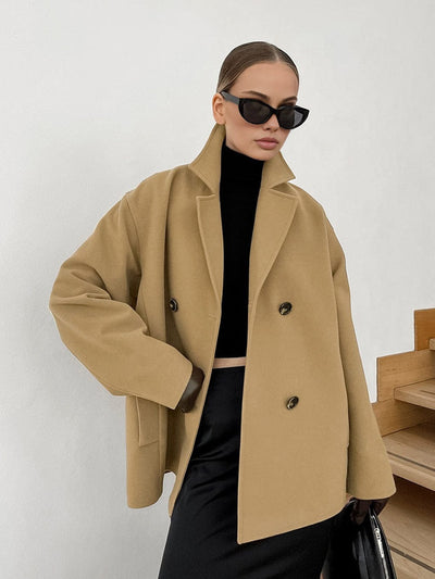 Veste chaude avec revers