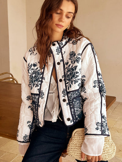 Veste douillette imprimée Boheme
