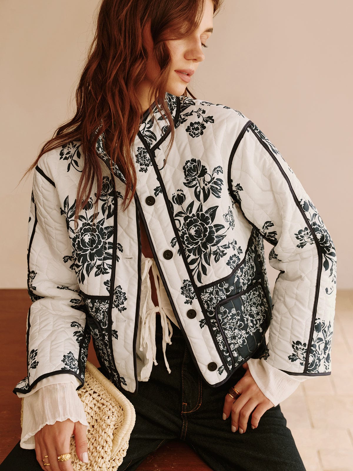 Veste douillette imprimée Boheme