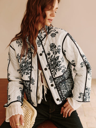 Veste douillette imprimée Boheme