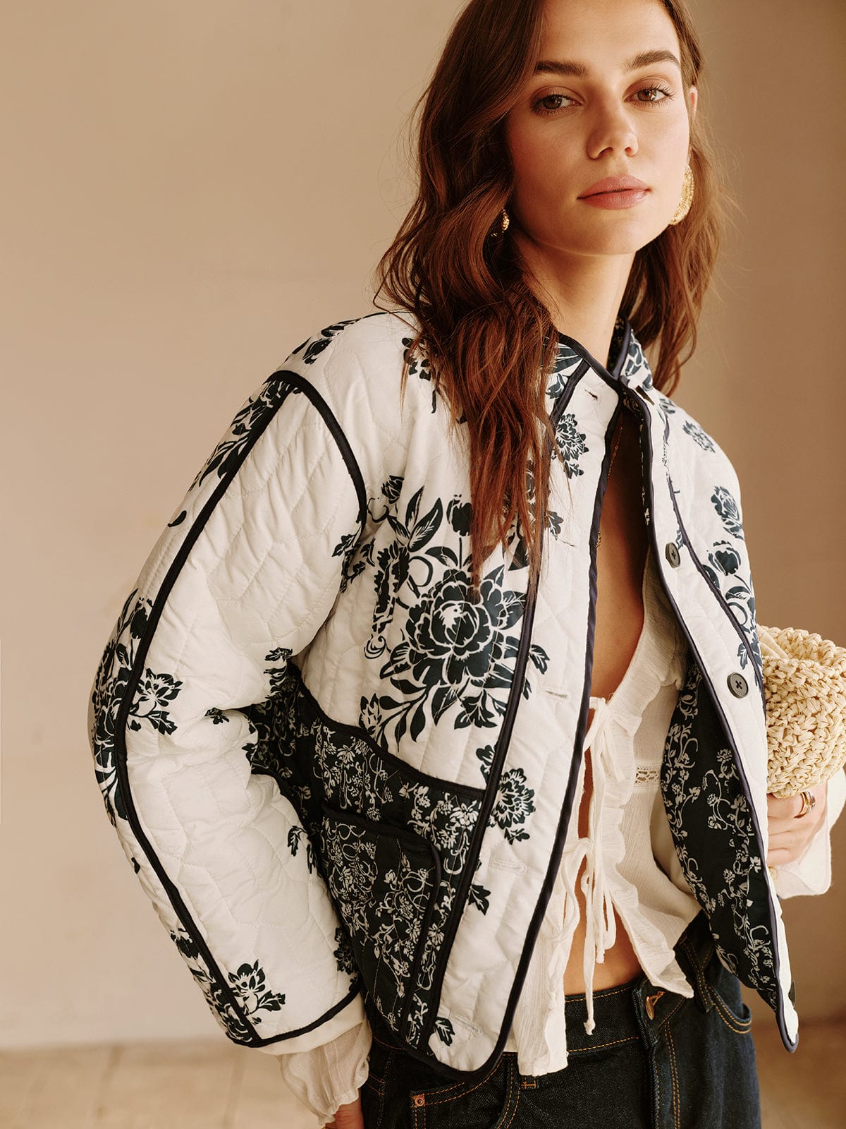 Veste douillette imprimée Boheme