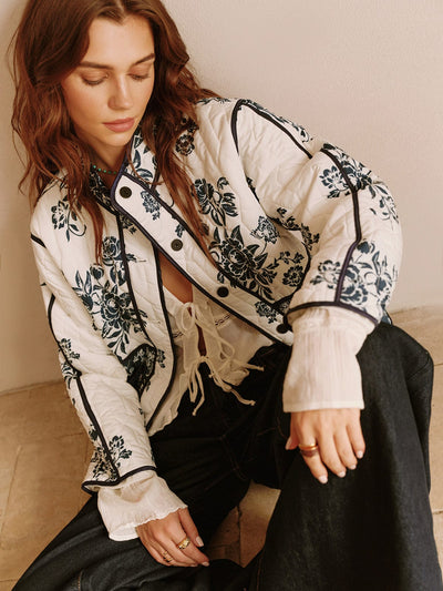 Veste douillette imprimée Boheme
