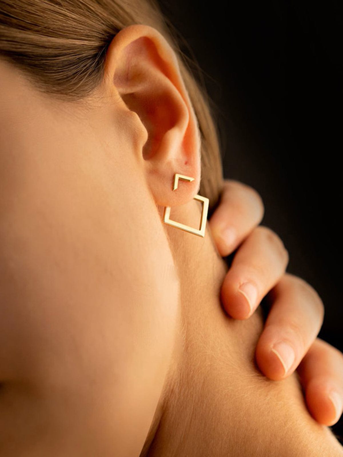 Boucles d'oreilles géométriques