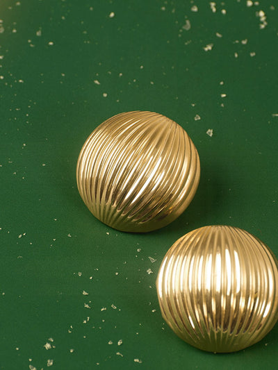 Boucles d'oreilles demi-boule