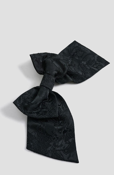 Barrette nœud noir