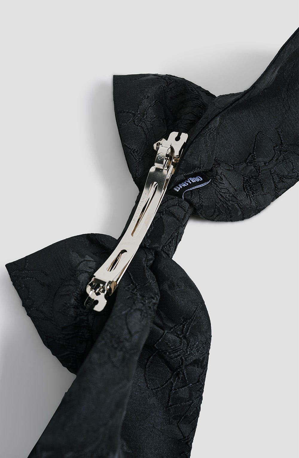 Barrette nœud noir