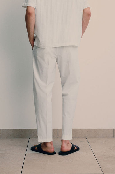 Abel - Ankle-length Cotton Pants