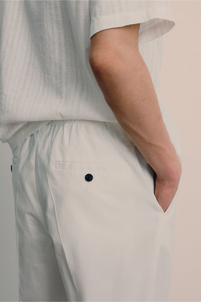 Abel - Ankle-length Cotton Pants