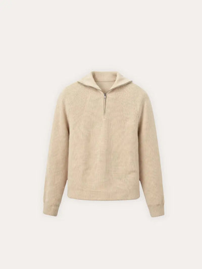 Men's Quarter Zip Sweater-2