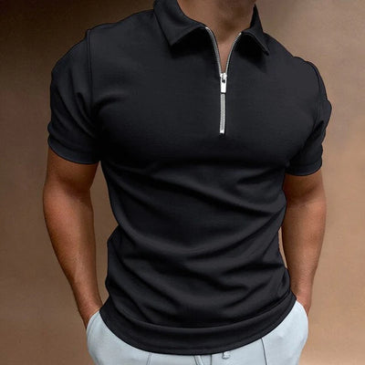 Billy - Casual Zippered Polo Shirt