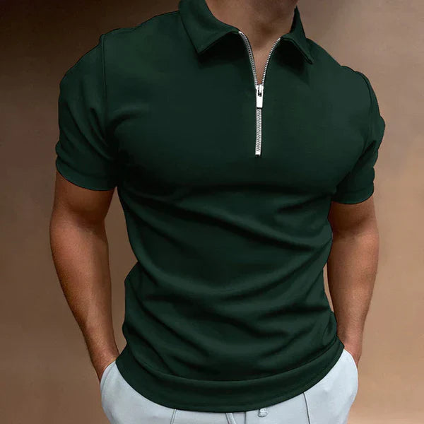 Billy - Casual Zippered Polo Shirt