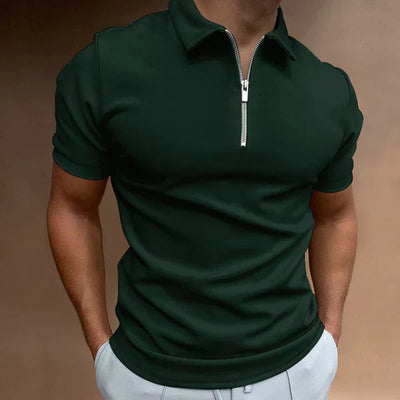 Billy - Casual Zippered Polo Shirt
