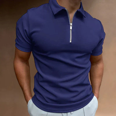 Billy - Casual Zippered Polo Shirt