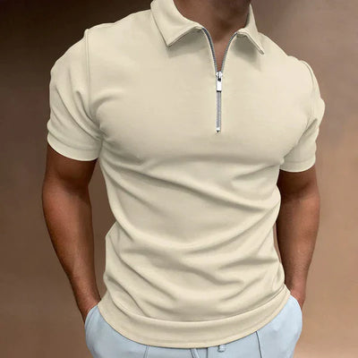 Billy - Casual Zippered Polo Shirt