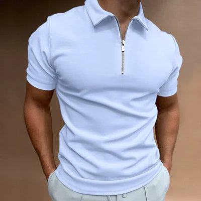 Billy - Casual Zippered Polo Shirt