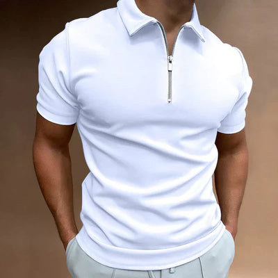 Billy - Casual Zippered Polo Shirt