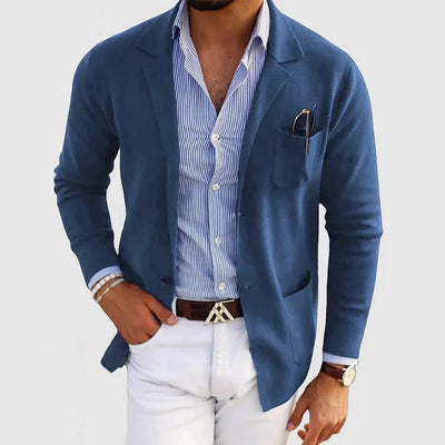 Casual Lightweight Knit Blazer