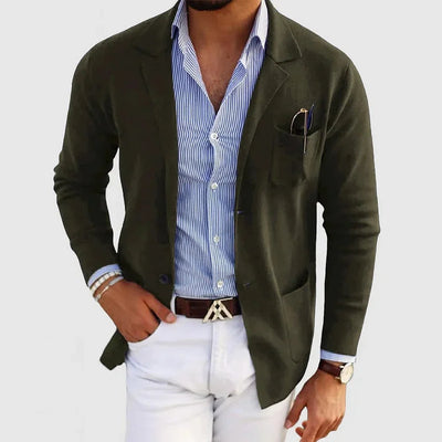 Casual Lightweight Knit Blazer