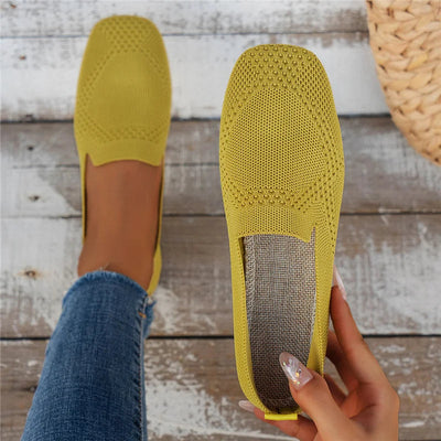 Chic Breathable Knit Loafers for Women