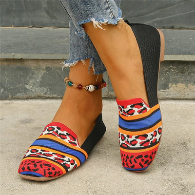Chic Breathable Knit Loafers for Women