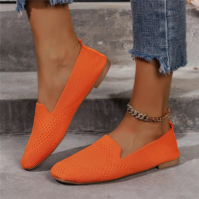 Chic Breathable Knit Loafers for Women