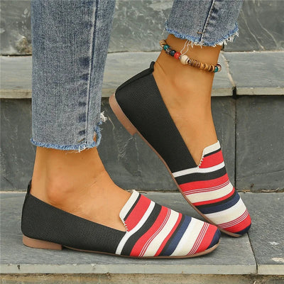 Chic Breathable Knit Loafers for Women