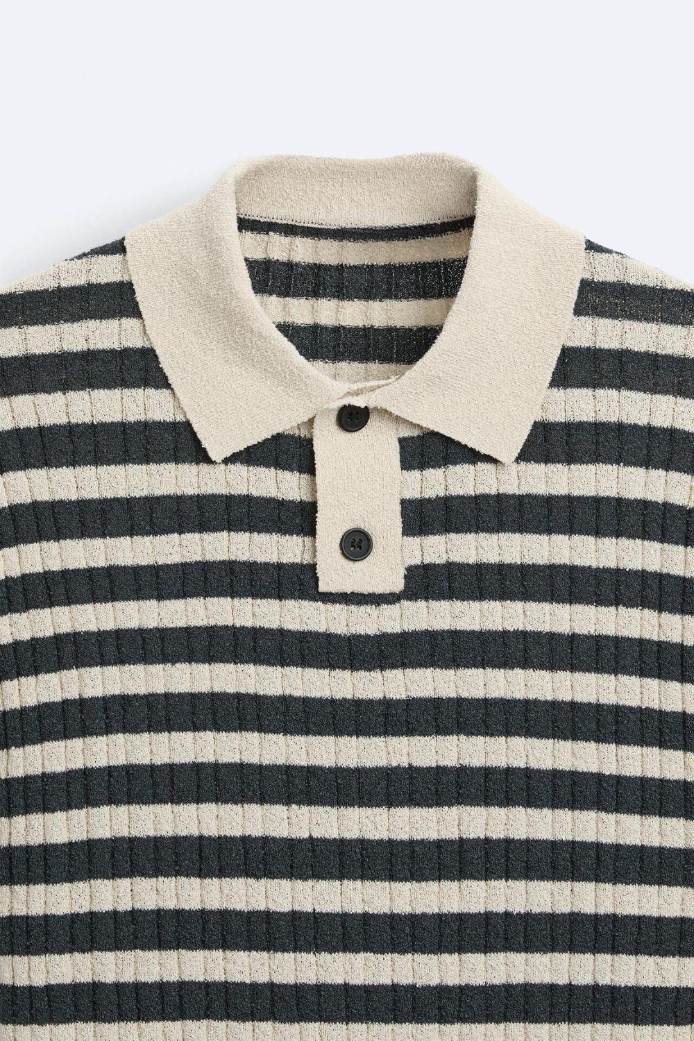 Old Money Stripe Polo