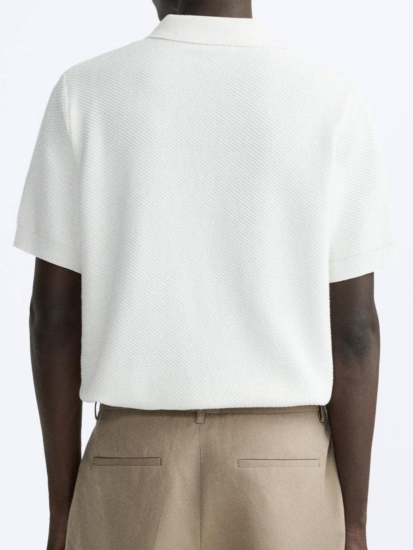 Old Money White Polo Shirt