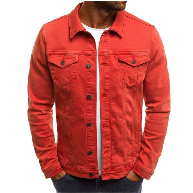 Classic Casual Denim Jacket for Men