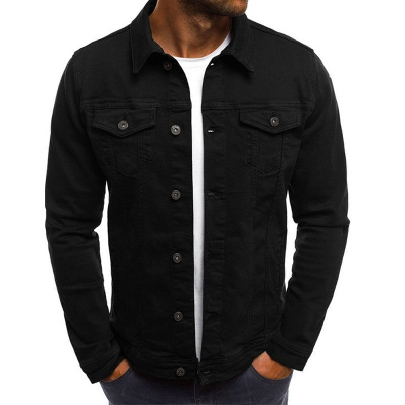 Classic Casual Denim Jacket for Men