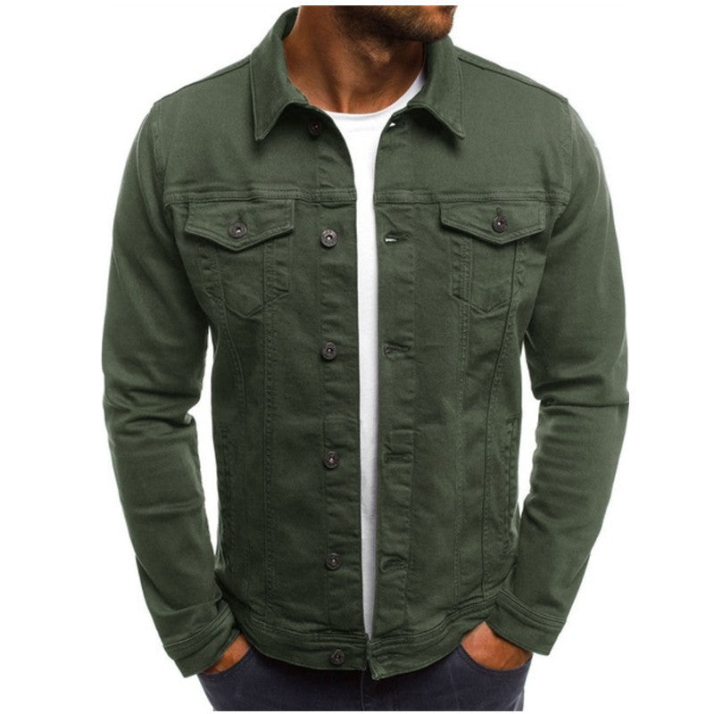 Classic Casual Denim Jacket for Men