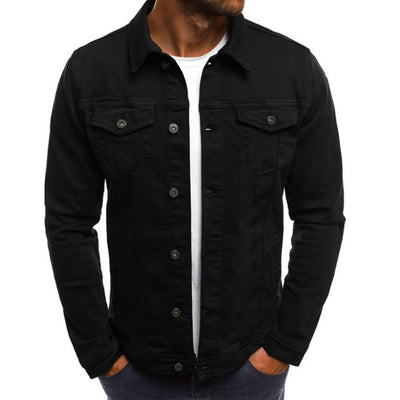 Classic Casual Denim Jacket for Men