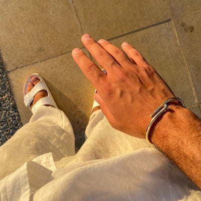 Colton - 18k Plated Nail Bracelet