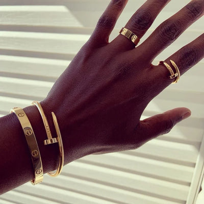 Colton - 18k Plated Nail Bracelet