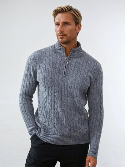 Variant image for Men's Quarter Zip Sweater-1
