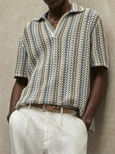 Old Money Knitted Polo