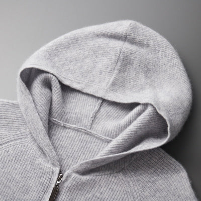 Men's Zipper Hooded Sweater