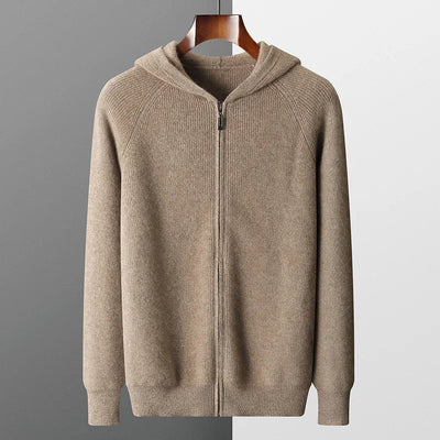 Men's Zipper Hooded Sweater