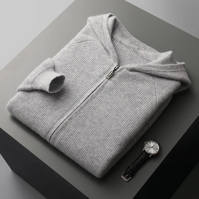 Men's Zipper Hooded Sweater