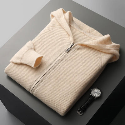 Men's Zipper Hooded Sweater