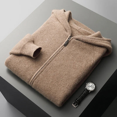 Men's Zipper Hooded Sweater