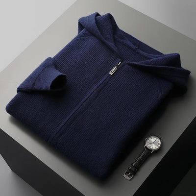Men's Zipper Hooded Sweater