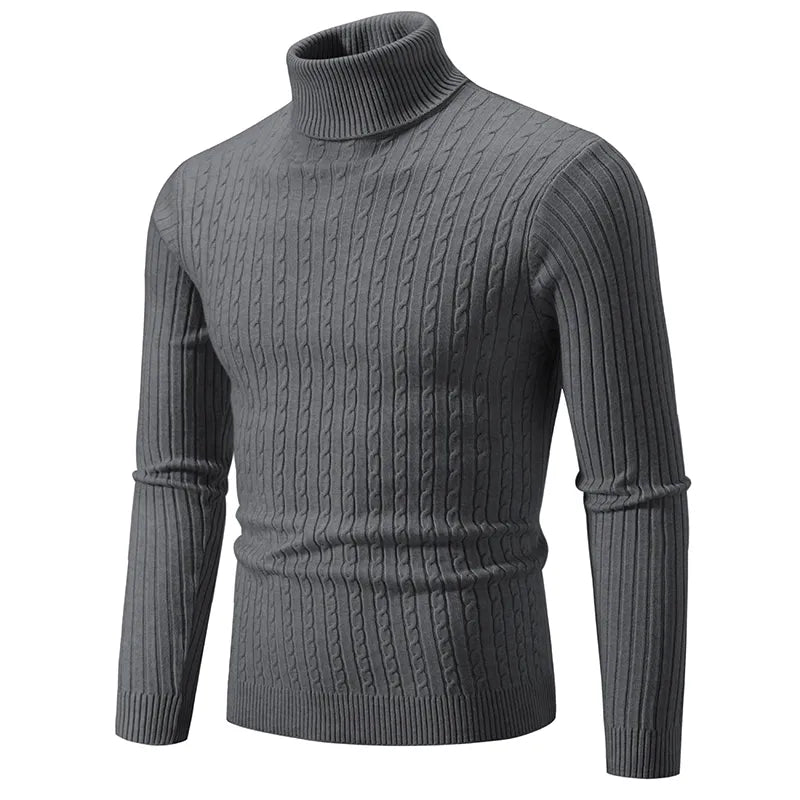 Men's Elegant Turtleneck Sweater