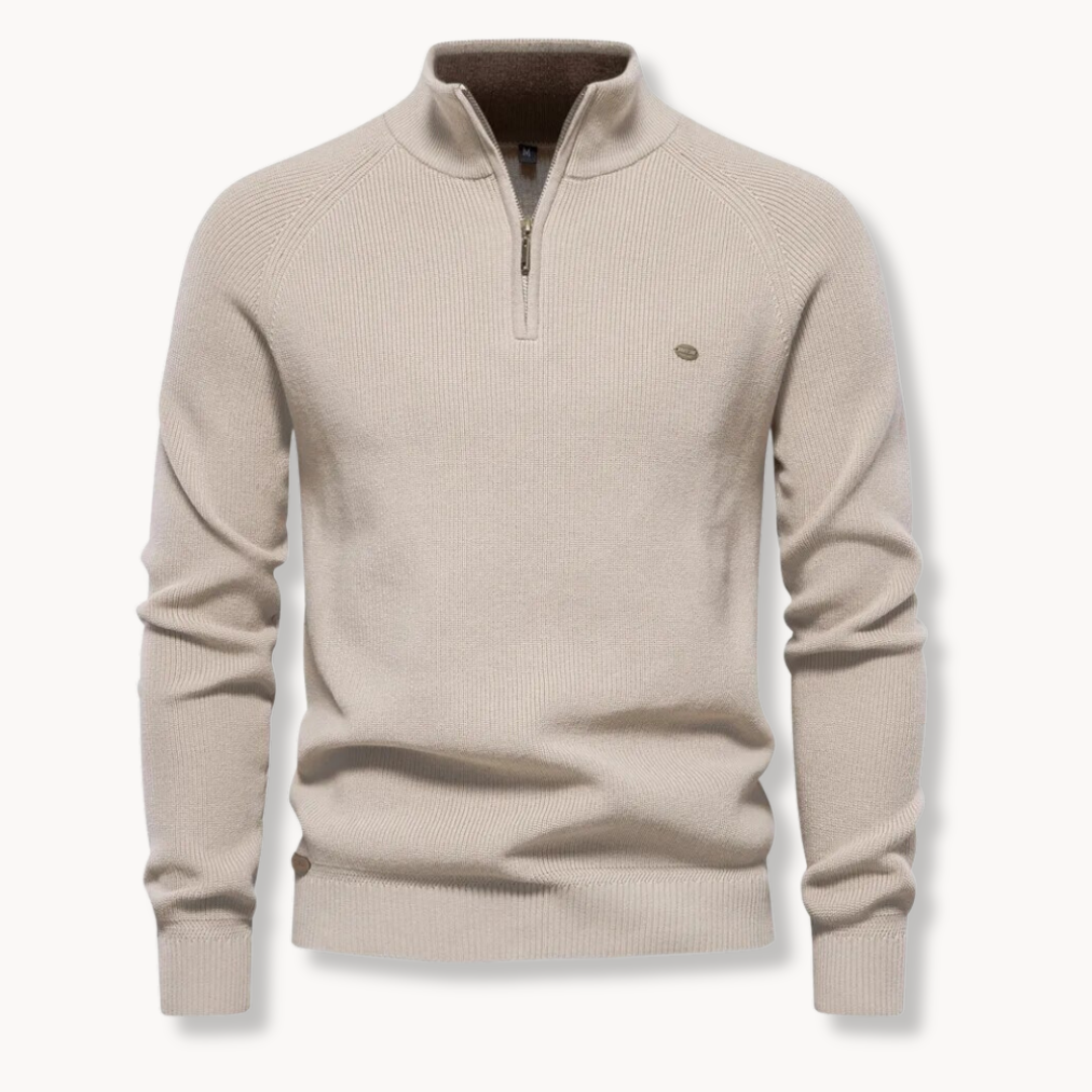 Elegant Cotton Blend Sweater