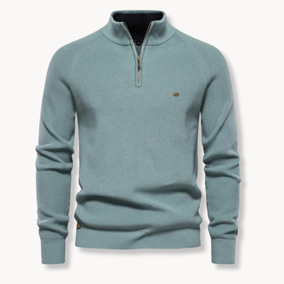 Elegant Cotton Blend Sweater