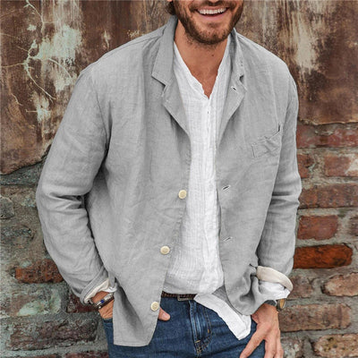 Men's Elegant Linen Casual Blazer