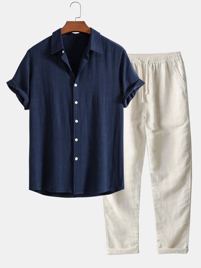 Casual Linen Summer Set for Men