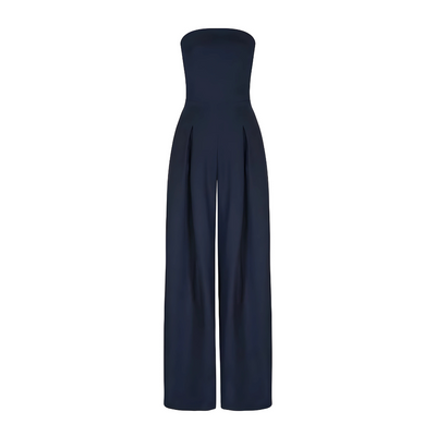Women's Strapless Wide-Leg Jumpsuit