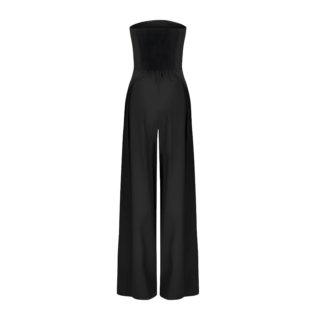 Women's Strapless Wide-Leg Jumpsuit